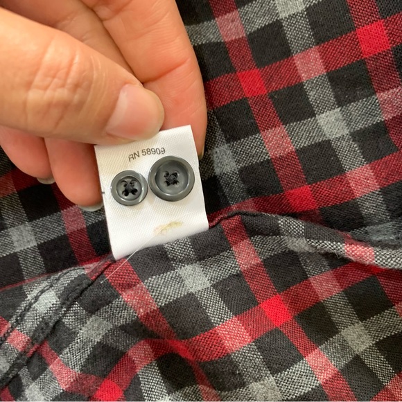 Men's Round Tree & York Long Sleeve Button Down Shirt size 2XT Tall - Picture 4 of 10